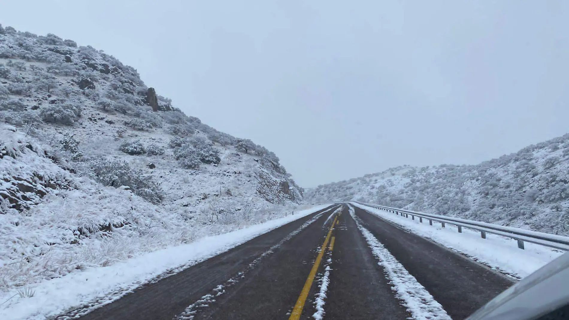 nieve carretera